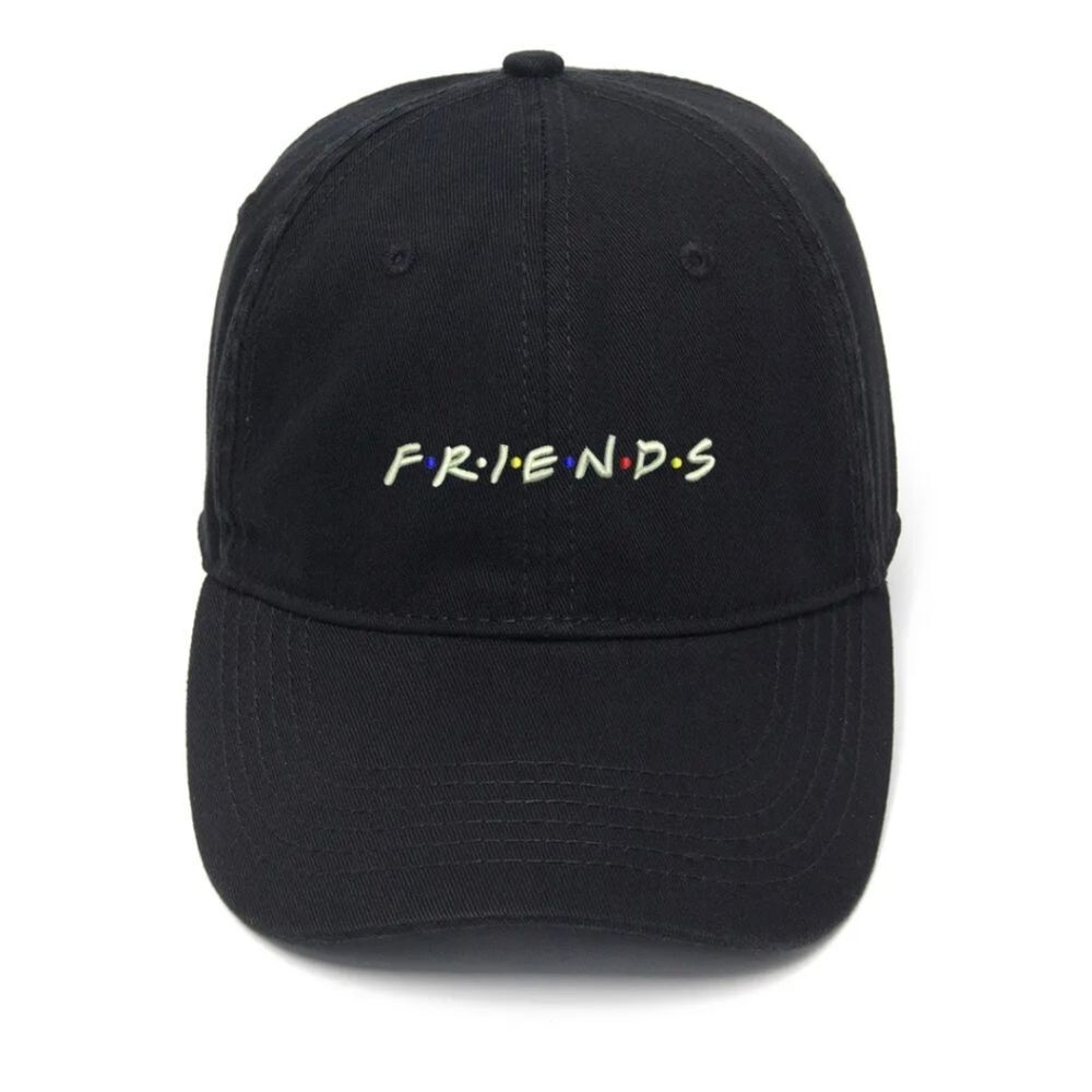 Brand New Baseball Hat Cap Friends Embroidered Mom Dad Hat Velcro Unisex Fan